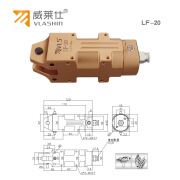 威莱仕 VLASHIN工业级气动剪刀剪塑胶水口气剪机械手剪钳塑料20刀头气剪刀 LF-20 单主体