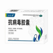 汝立康 抗病毒胶囊 0.3g*12粒*2板 清热祛湿 凉血解毒 风热感冒 上呼吸道感染 流感 1盒【抗病毒胶囊 浑身疲惫】4天用量