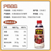 大逸昌寿喜烧汁600g寿喜烧调味汁日式牛肉火锅底料酱油味调味汁 单瓶装