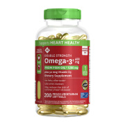 美国山姆阿拉斯加海鱼油+维生素D3,Omega-3,200粒 200粒代购