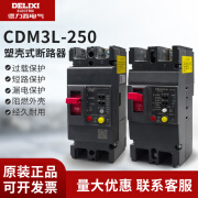 德力西（DELIXI）CDM3L-250家用漏电开关2P 100A160A200A单相220V漏电保护器 2P 100A