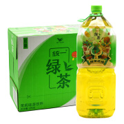 统一（President）冰红茶 绿茶 柠檬味茶饮料 鲜橙多 2L*6瓶整箱4瓶大瓶装果汁饮品 绿茶2L*6瓶/箱