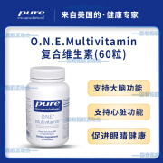 美国pureO.N.E. Multivitamin 复合维生素 60粒 大脑心脏眼睛