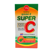 泰国super C vc维c橙子咀嚼片维生素c1000片 1000粒