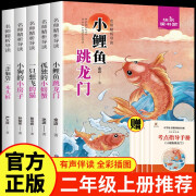 快乐读书吧二年级上册小鲤鱼跳龙门二年级课外阅读必读全套5册注音版 孤独的小螃蟹 小狗的小房子 一只想飞的猫 歪脑袋木头桩人民教育出版社人教版语文教材配套书目 儿童文学中小学教辅正版图书2年级推荐书目