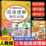 2024阅读理解三年级上册阅读理解强化训练专项训练书小学语文同步强化训练题练习册课外阅读理解每日一练