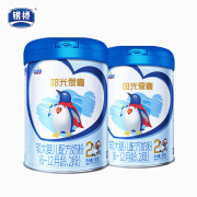 银桥阳光爱嘉2段奶粉阳光宝贝乳铁蛋白益生元配方牛奶粉800g/罐 阳光爱嘉2段800g* 6罐