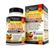 美国Schwartz Bioresearch 姜黄Turmeric Curcumin姜黄素90粒 黄素90粒