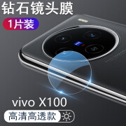 特美刻适用vivo x100镜头膜x100s后置摄像头x100spro保护膜vivox100ultr 4K超清镜头膜1片装高透玻璃 vivoX100