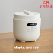 立时 OLAYKS双11活动入口日韩定制同款电压力锅家用5L大容量多功能高压锅饭煲锅 5L (单胆)陶白色-