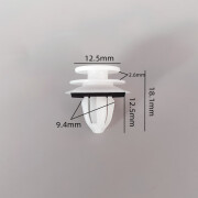 语森忆适配宝马车系3系5系6系MINIX3X5Z4行李箱顶棚A柱饰板B柱护板卡扣 10粒原厂品质