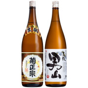 男山日本原装进口 菊正宗 上选清酒1.8L 日本酒米酒低度洋酒+男山1.8L 组套装