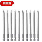 RUBICON罗宾汉 GW-12~S2单头十字风批头1/4批咀 PH2 110mm 10支装