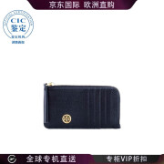 TORY BURCH 23FW 黑色皮质卡夹 女士 图色 均码