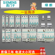 西门子（SIEMENS）小型断路器1P/2P/3P/4P家用空气开关10A-63A黑色80A100 10A 1P