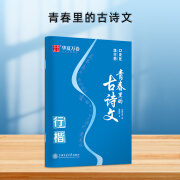 华夏万卷行楷字帖口诀化练字成年男行书控笔训练初学者入门速成初高中生专用古诗文大学生成人手写连笔字女生字体漂亮硬笔钢笔描红字帖 行楷 - 青春里的古诗文