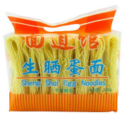 黎记外海面 生晒蛋面500g袋装面道馆非油炸待煮面条 炒面拌面早餐面条A