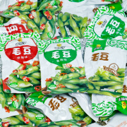 章鸭子毛豆香辣味500g【约18包】休闲麻辣小吃零食下饭菜卤味熟食 香辣味500g(约20包)