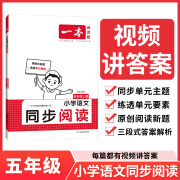 2024秋一本小学语文同步阅读五年级上册 小学5年级阅读理解训练题人教同步专项训练书 全国通用