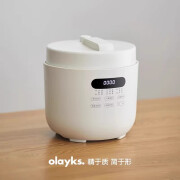 OLAYKS立时圆满日韩电压力锅家用5L大容量多功能高压锅饭煲锅 5l陶白色单胆-陶瓷釉 5L