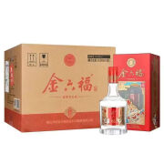 金六福酒中国福酒 婚宴专享 过节送礼用酒 50.8度 500mL 6瓶 金六福祥福6