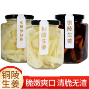 兰香缘原产地安徽发货糖醋泡姜片酱汁咸生姜片木糖醇食品 糖醋酸甜味白姜500g