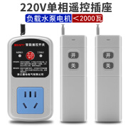 国怡电器220V10A家用水泵电机远程遥控插座智能遥控开关控制 220V 3000米2个遥控器