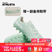 阿仕利塔（ATHLETA）天朗足球阿仕利塔O-Rei T7半袋鼠皮短钉MG人造草成人训练足球鞋 薄荷绿#10019SAX 250mm