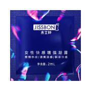 JISSBON杰士邦 玻尿酸润滑液女 润滑油 高潮液 成人房事免洗可舔持久润滑 【便携装】快感增强液2ml