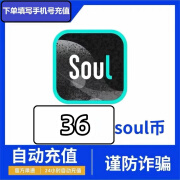 【填写手机号充值】Soul币充值soul金币充值 自动充值无需验证玛 soul币充值 36 soul币