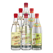 李渡高粱酒 兼香型白酒粮食酒 江西特产白酒 45度 500mL 6瓶 195519752015