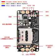 点缤gps定位器防盗器主板家用汽车载物品老人儿童防丢手机听音追跟器 小板 无