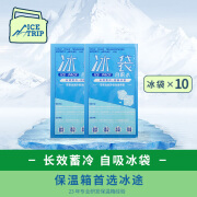 冰途保温箱冷藏母乳医药运输车载冰箱保鲜箱带温显户外食品8L 冰袋（10个装）