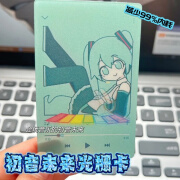 初音未来光栅卡周边会弹琴光栅卡创意光栅卡桌面装饰二次元周边 10张-初音未来光栅卡(贈卡膜) 以上款式【会动会弹琴喔】