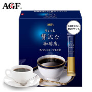 AGFagf蓝罐条装日本进口冻干速溶冰美式黑咖啡粉萃取blendy便携盒装 蓝盒26条黑咖啡【冻干工艺】