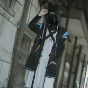 堂峻明日方舟cos博士大衣外套cosplay服装女动漫服饰全套男装罗德岛热 博士服装全套+帽子+面罩 XL