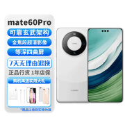 华为Mate 60 Pro 旗舰手机 华为手机 卫星通话 华为mate60 Mate60Pro【白沙银】 12+512 99新【赠原装66W充电器】 99新