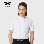 PXG高尔夫服装男士短袖T恤polo衫golf运动休闲上衣 透气速干 PHMPM223701 白色 XL