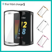 辰适用菲比Fitbitcharge56智能手表保护壳tpu电镀全包手表保护套 透明