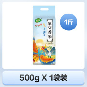 绿宝贡象牙香米猫牙米丝苗王烹饪香米煮饭软糯长粒香大米大米 象牙香米500g*1袋