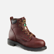 红翼（Red Wing）新款男鞋 SuperSole 2.0重型靴子 防滑防刺穿防水户外工作靴 深棕色 39