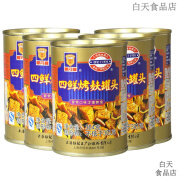 梅林上海梅林四鲜烤麸罐头面筋黄花菜方便速食即食上海特产下饭菜冷菜 354g 梅林四鲜烤麸*6罐