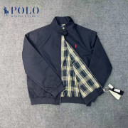 POLO SPORT RALPH LAUREN美国行政夹克外套男刺绣立领男装冬季新款上衣 藏青色 L 90-110