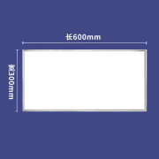 雷士照明雷士照明集成吊顶led平板灯天花铝扣面板300x600厨房卫生间嵌入式 30*60cm集成吊顶 48瓦
