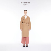 Weekend Max Mara【甄选惠享】 女装绵羊毛系带大衣5016033906 驼色 34