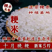 田风坪正宗粳米 十月晚稻 22年新米 纯粳米真晚梗米东北大米煮粥米 5斤