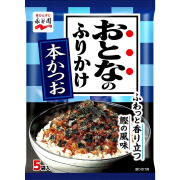 永谷园鲑鱼风味/鲣鱼风味 海苔拌饭料 日本进口沙拉寿司饭团调味料方便 鲣鱼风味12.5g(5小包)