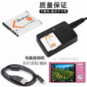 适用索尼DSC-W310 W320 W330 W510 W520照相机电池+充电器+数据线 电池+充电器