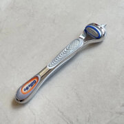 吉列（Gillette）锋隐5动力剃须刀架锋速5震动刮胡刀刀柄电池微振动手柄无刀片 锋隐刀架(无振动) 金属刀柄 普通装