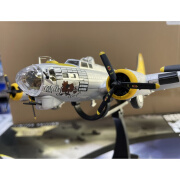 少羽1/72美军空中堡垒B-17G轰炸机B17成品合金模型 现货价